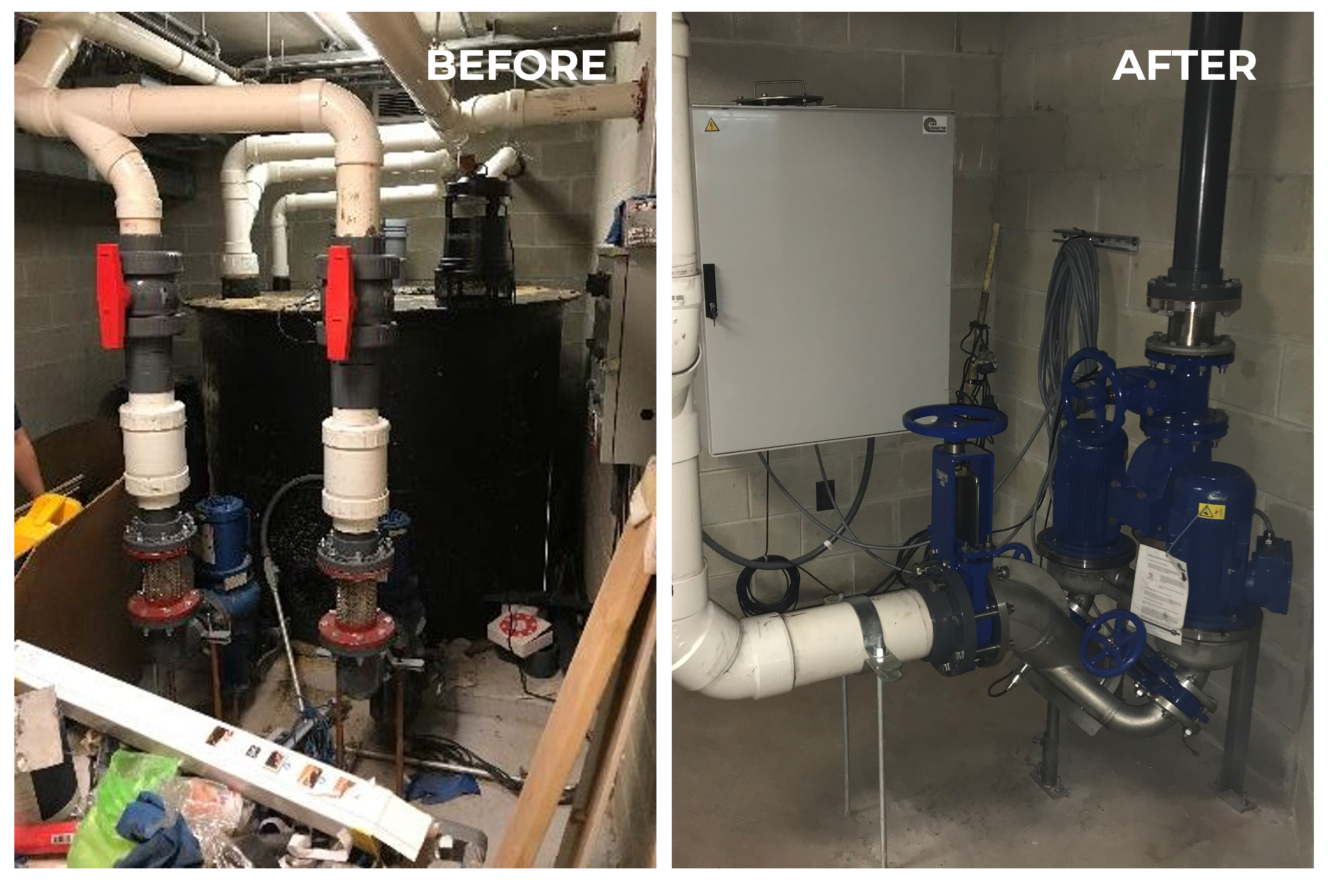 OverWatch® Direct In-Line Pumping System solves sewage backup and overflow issues for luxurious harbor-side residence in Baltimore