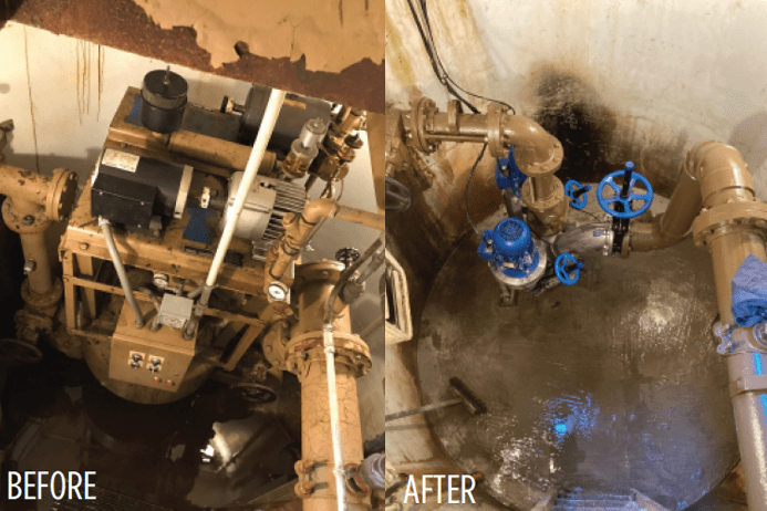 OverWatch® Direct In-Line Pumping System Replaces Needed Parts For a New Jersey Town’s Pneumatic Ejector | IFS