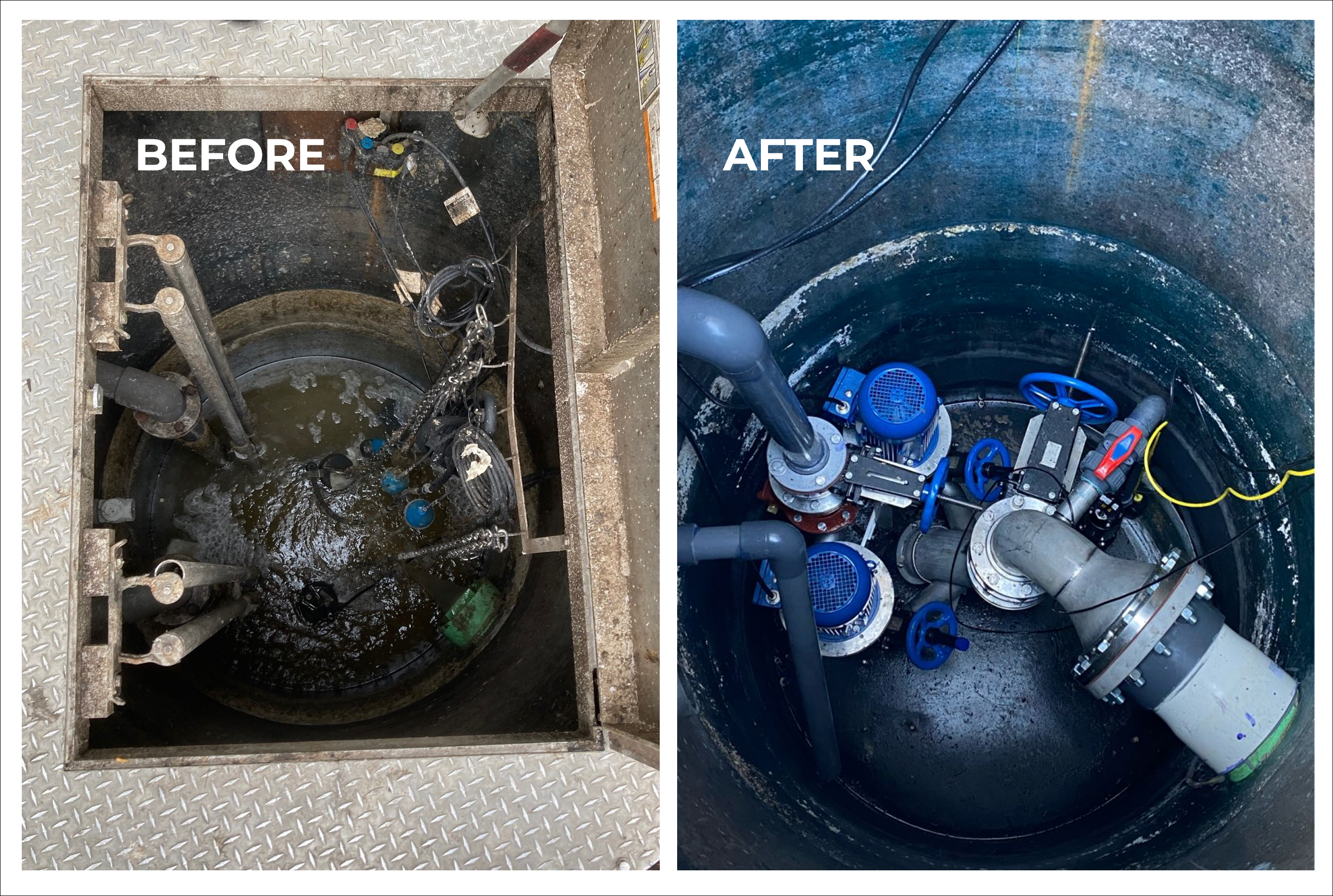 “Flushable” wipes plagued an Austin, TX high-rise until an OverWatch™ Direct In-Line Pump System was installed to save the day